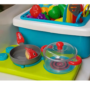 اسباب بازی سینک ظرفشویی کودک همراه با اجاق گاز بزرگ FIVESTAR TOYS LERNING FUN_اسباب بازی